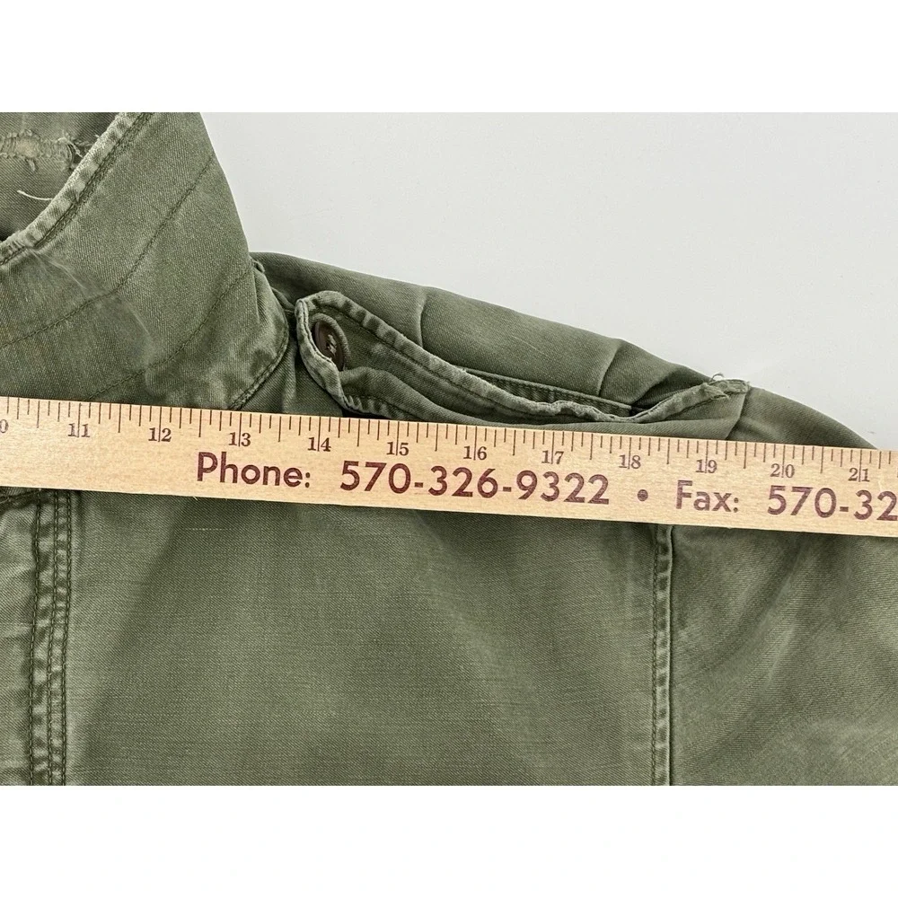 US Army M-65 Field Jacket Size Small USA Vintage Coat M65 Distressed Vietnam Era
